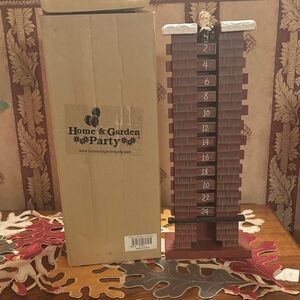 Santa Chimney Home & Garden Party Brick Advent Calendar